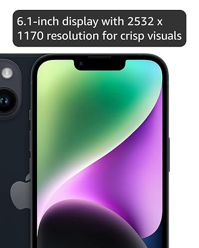 Amazon.com: Apple iPhone 14, 128GB, Midnight - Unlocked (Renewed