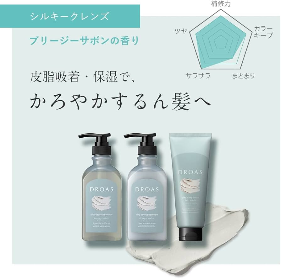 Amazon | DROAS ドロアス | シャンプー トリートメント ヘアマスク 3点