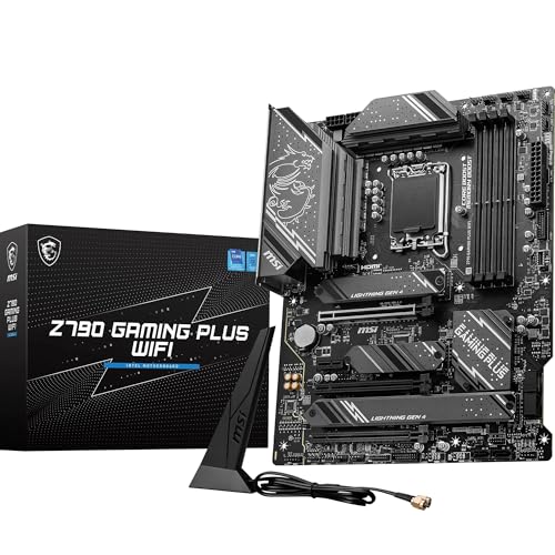 MSI Z790 GAMING PLUS WIFI Motherboard, ATX - Supports Intel 14th