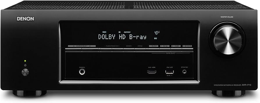 Amazon.co.jp: Denon AVサラウンドレシーバー ブラック AVR-1713K
