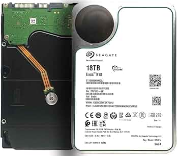 Amazon.com: Seagate Exos X18 ST18000NM000J 18 TB Hard Drive