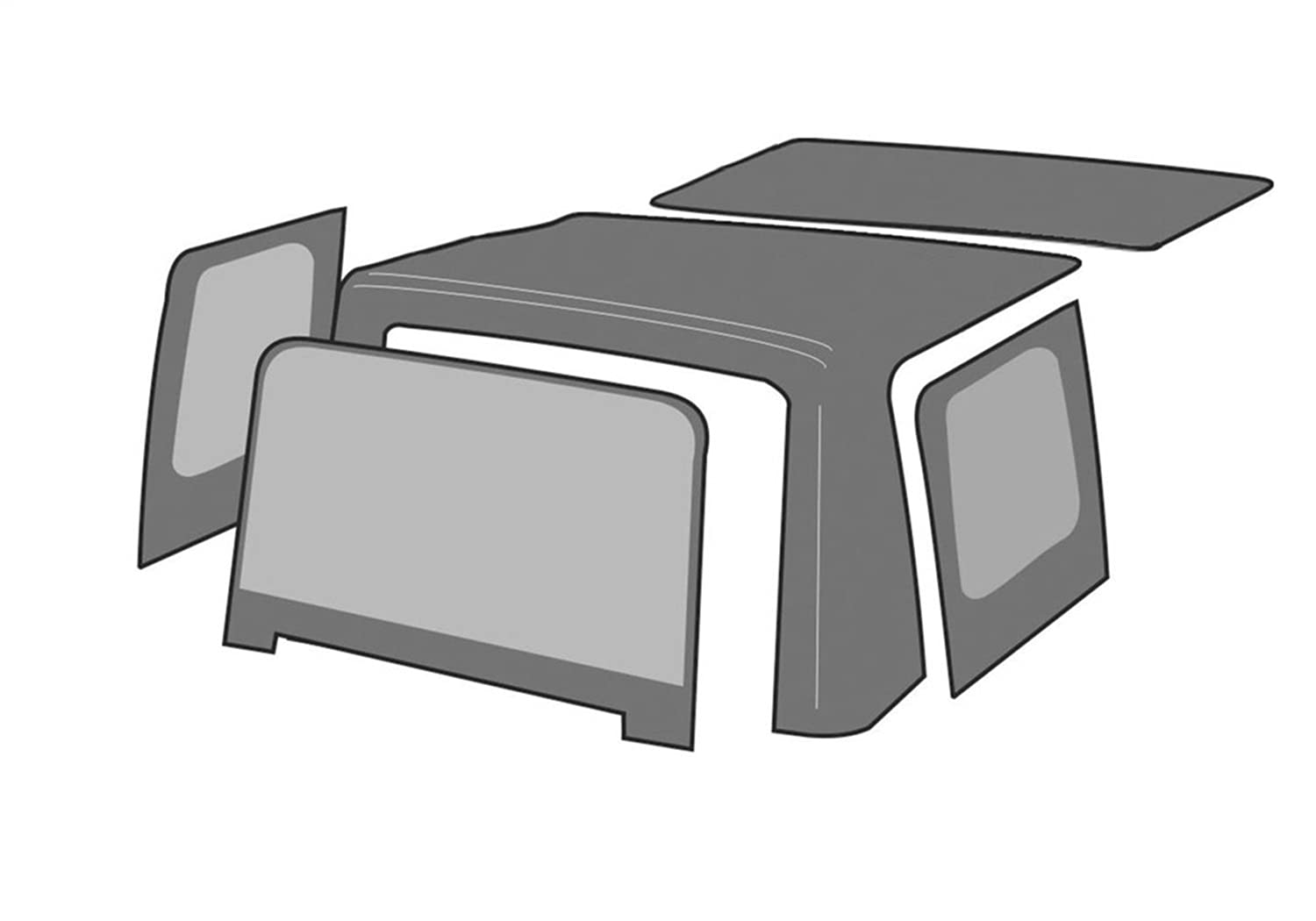 Amazon | Rampage Products 98935 ファクトリー交換用ソフトトップ