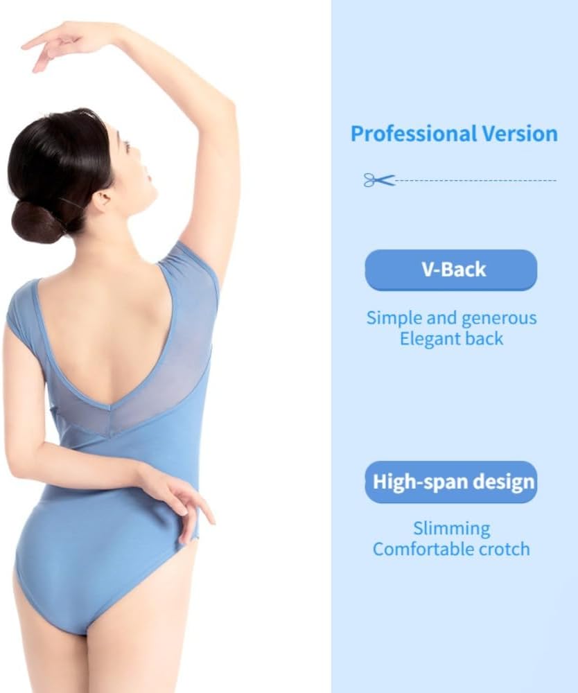 Amazon.com: YYKSYDPT Ballet Leotard for Women, High Cut V Back
