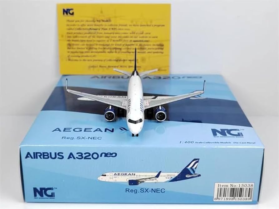 Amazon.com: ACE HOBBY NG Models Aegean Airlines for Airbus A320 SX
