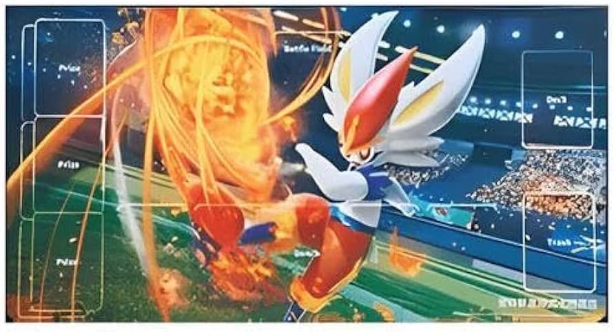 Amazon | カードゲーム 公式 ラバープレイマット エースバーン 海外