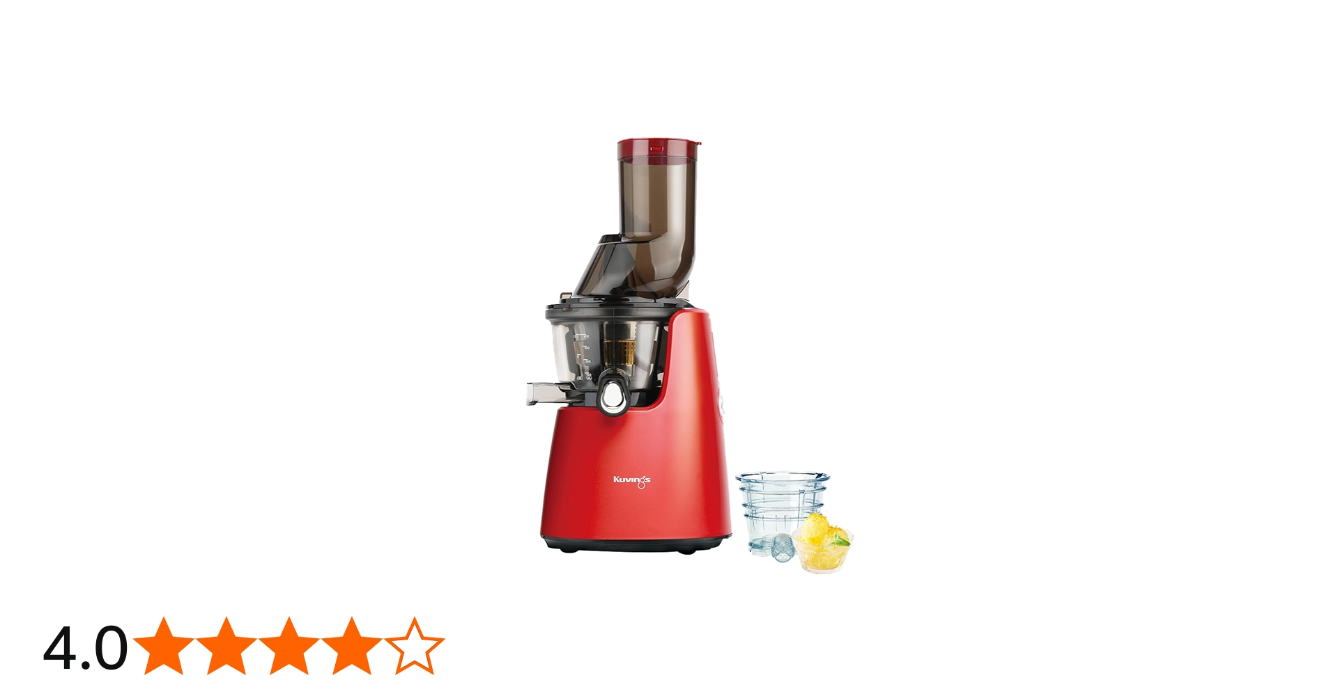 Amazon.co.jp: クビンス ホールスロージューサー レッド JSG-721R