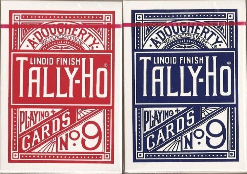 Tally-Ho Gold Trim 青裏、赤裏 2デックセット Tally-Ho Gold Trim 青