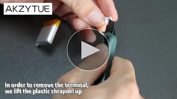 Amazon.com: AKZYTUE 3.7V 400mAh 802030 Lipo Battery Rechargeable