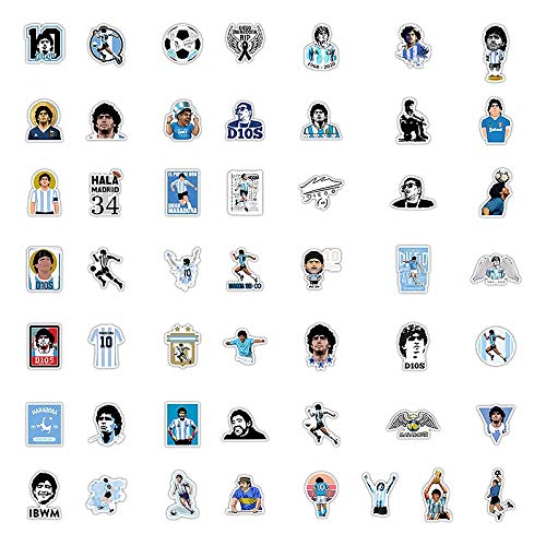 Amazon | ディエゴ・マラドーナ ステッカー7枚セットE〔Maradona05