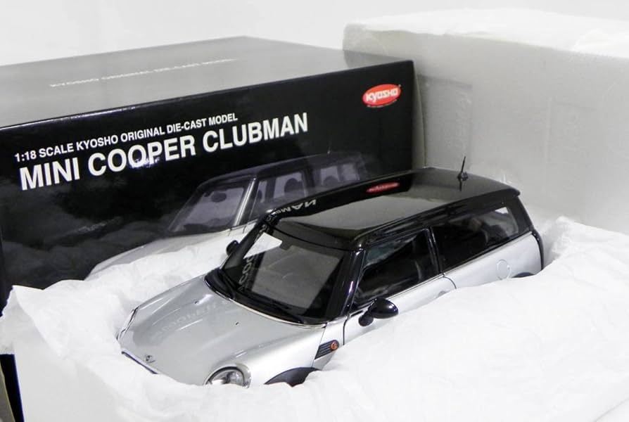 Amazon | 京商 1/18 ミニクーパー クラブマン R55 シルバー MINI