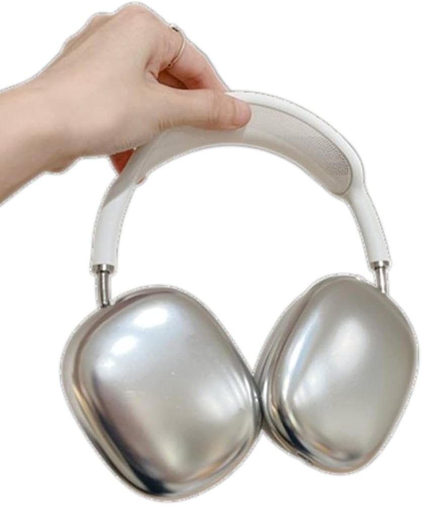 Amazon.com: QYFZXLV Electroplated Silver Case for AirPods Max