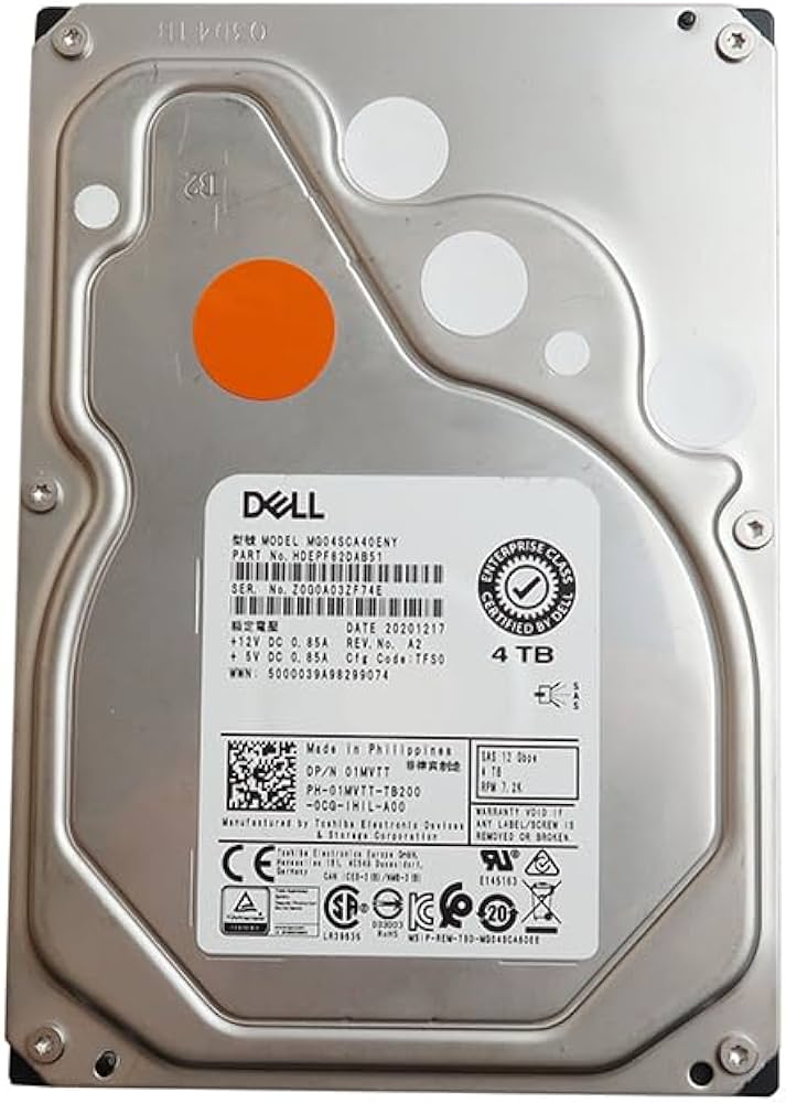 Amazon.com: TOSHIBA 4TB HDD 7.2K RPM 3.5
