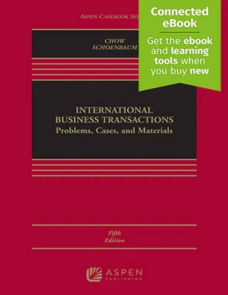 Amazon.com: International Business Transactions: Problems, Cases