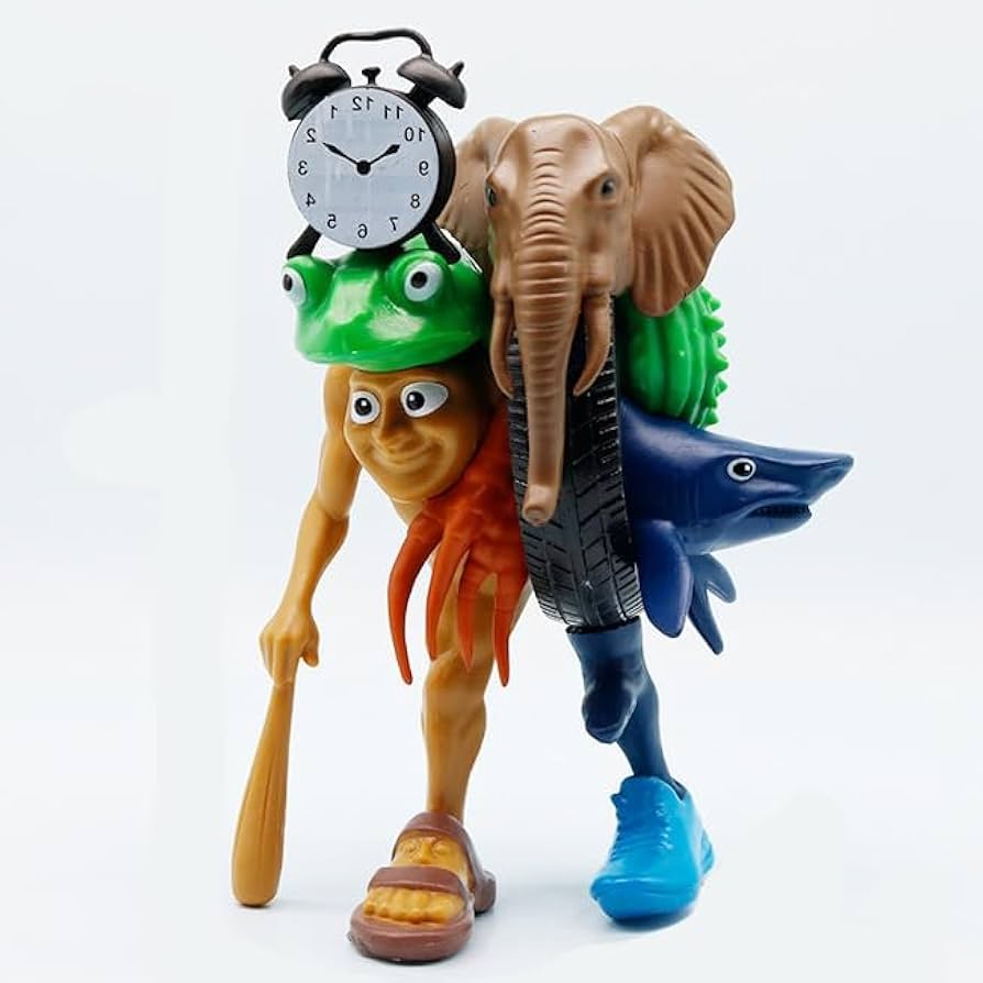 Amazon.co.jp: イタリアン ブレインロット フィギュア 合体 18cm