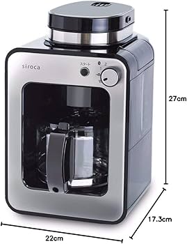 Amazon | シロカ 全自動コーヒーメーカー SC-A211 ステンレスシルバー