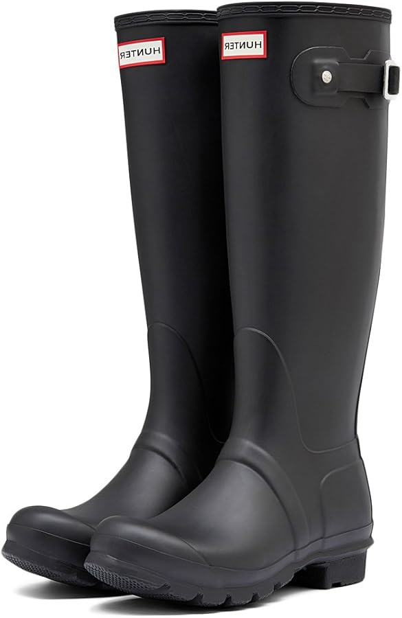 Amazon | [ハンター] レインブーツ ORIGINAL TALL WFT1000RMA BLK