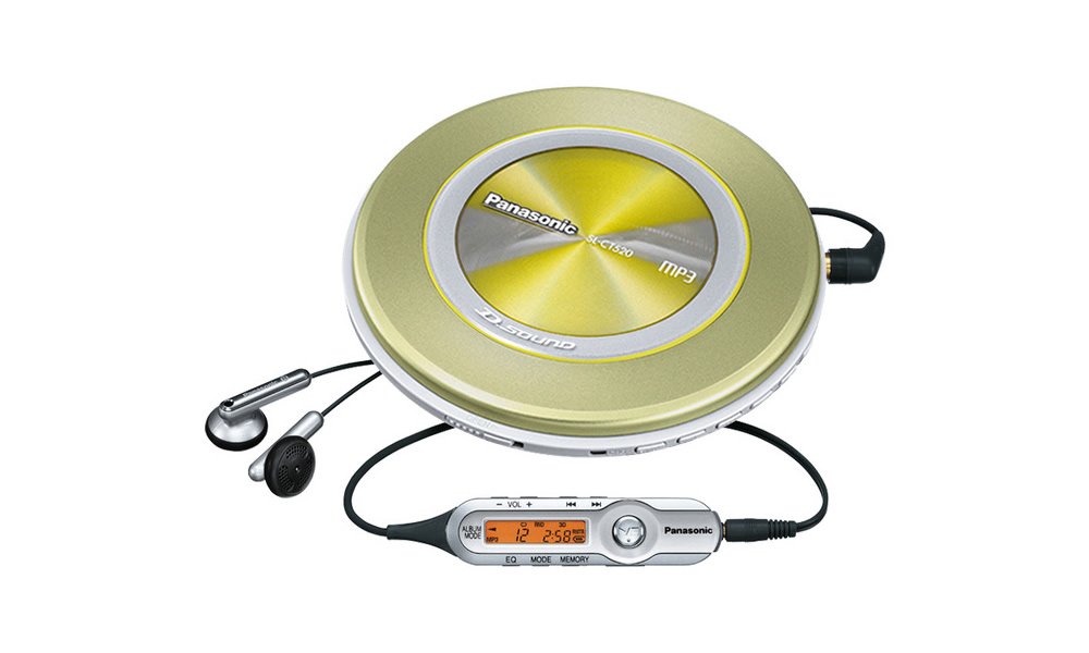 Amazon.co.jp: Panasonic D‐SOUND ポータブルCDプレーヤー イエロー SL