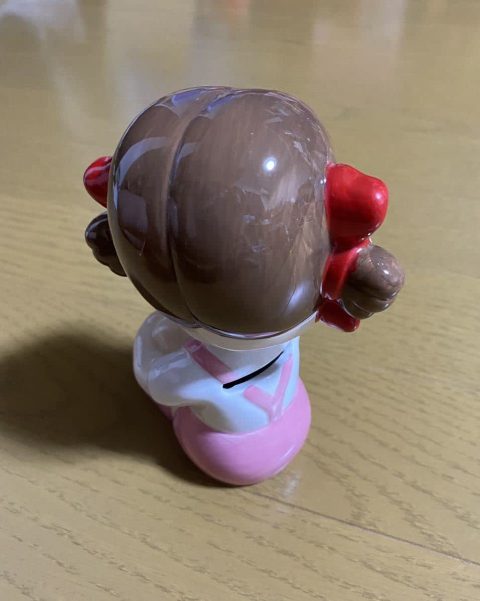 Amazon.co.jp: 不二家 ペコちゃん 陶器 せともの 貯金箱 首振り貯金箱