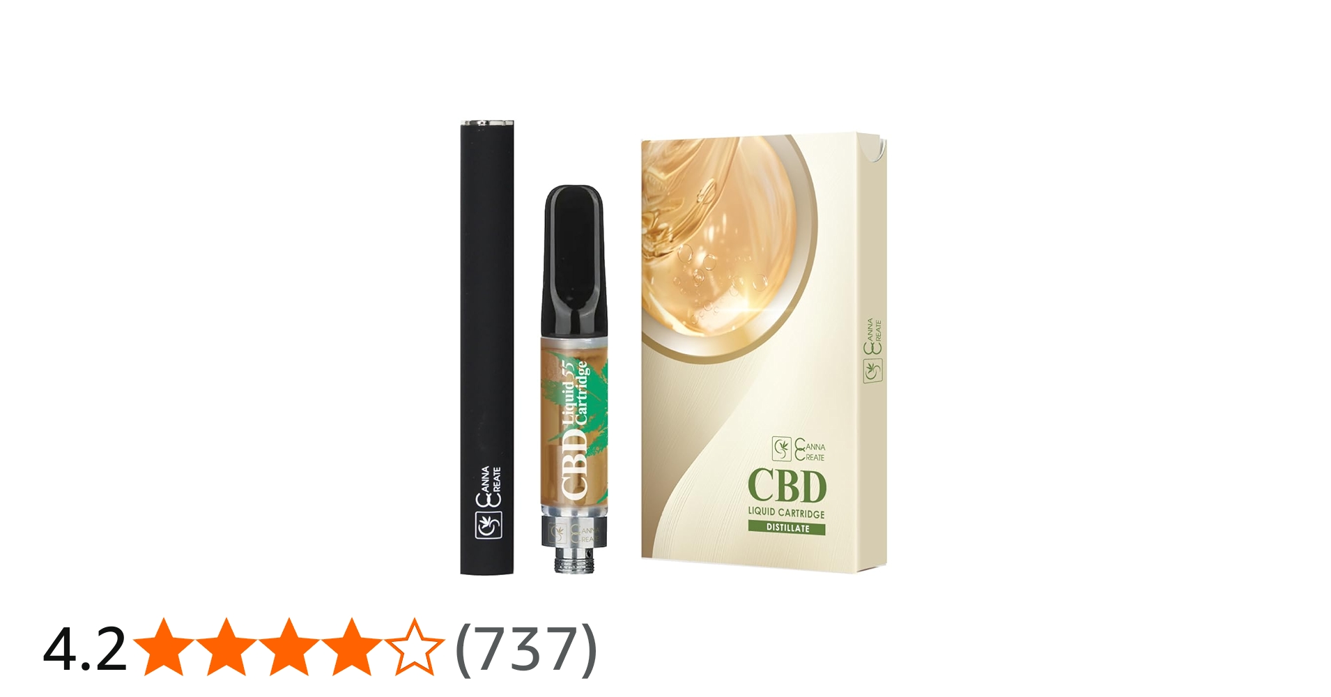Amazon | CANNA CREATE CBD リキッド カートリッジ スターターセット