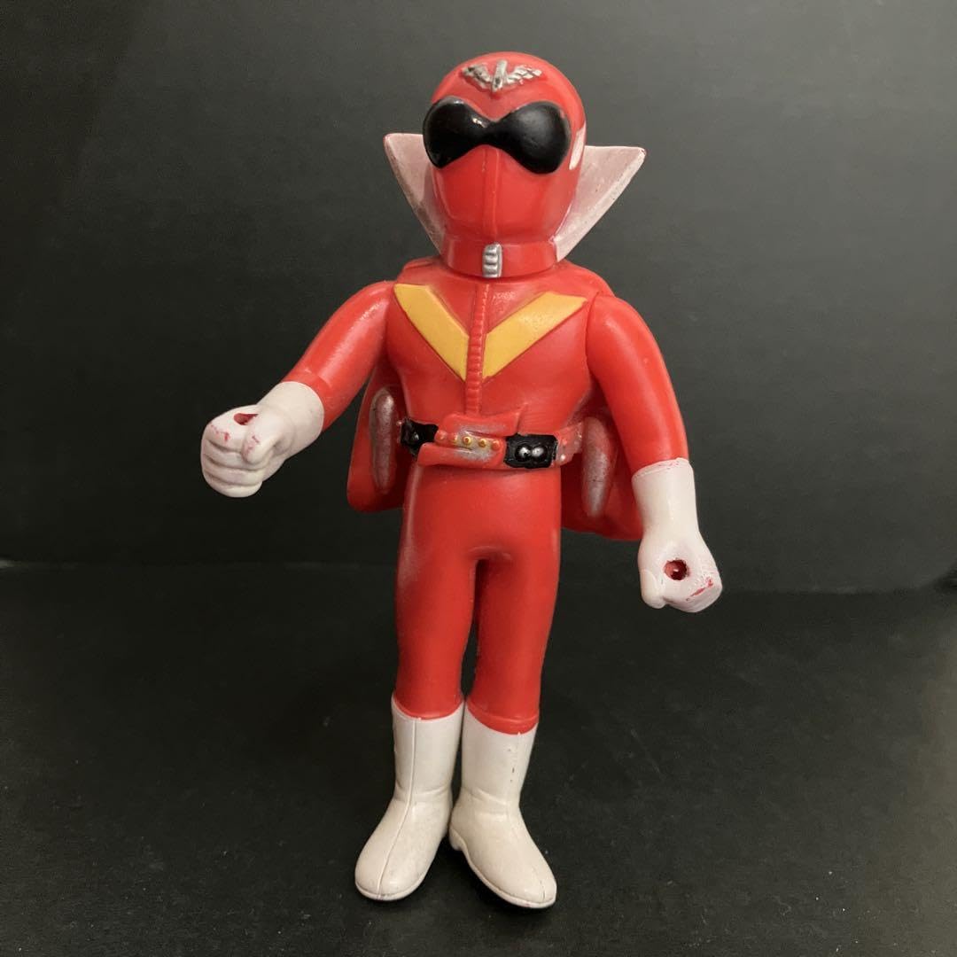 Amazon.co.jp: 秘密戦隊ゴレンジャー アカレンジャー ソフビ当時物