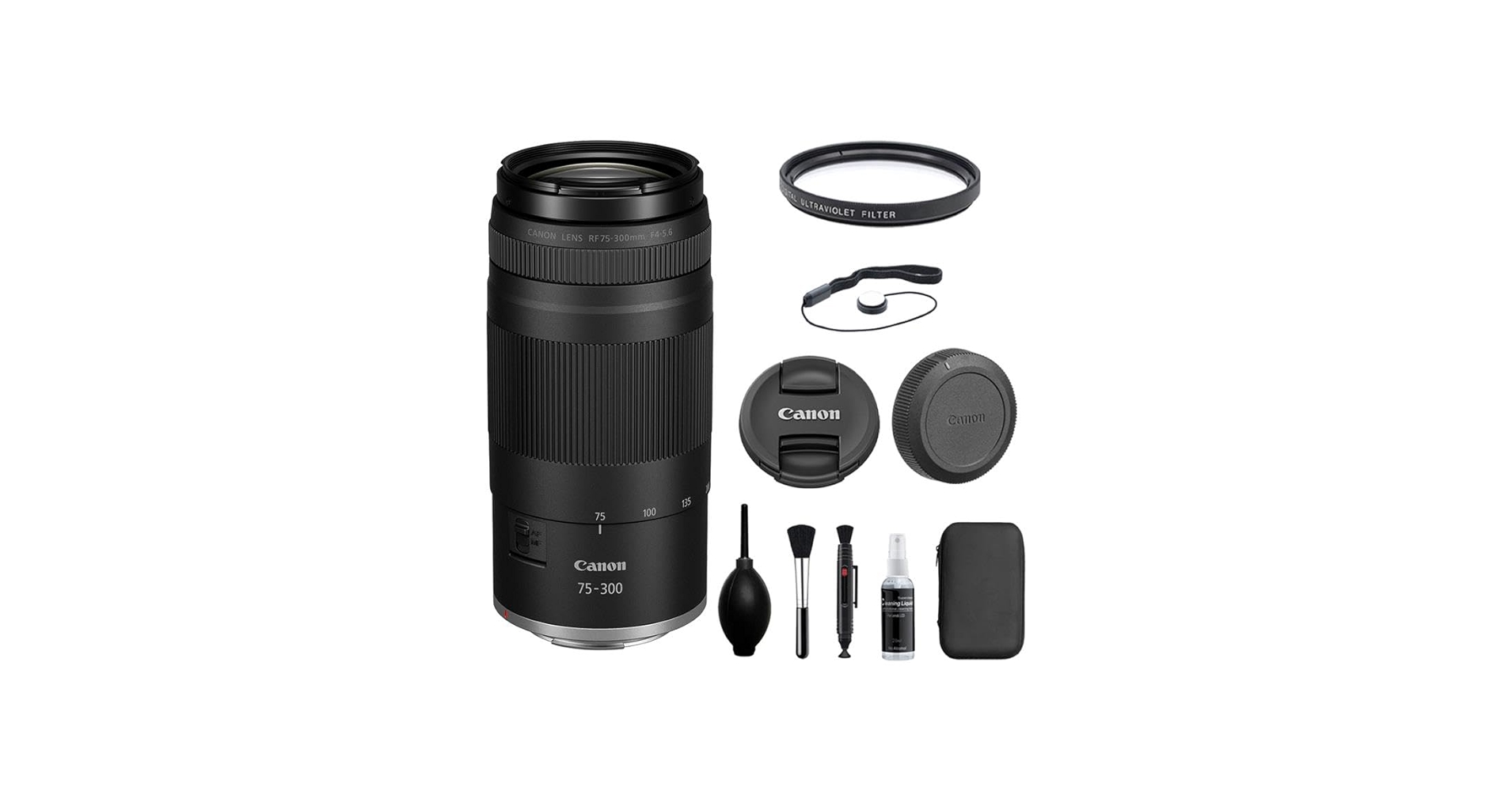 Amazon.com : Canon RF75-300mm F4-5.6 Zoom Lens with UV Filter +