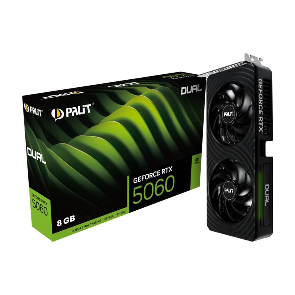 Amazon.com: Palit Geforce RTX 5060 Dual Nvidia 8 Gb Gddr7