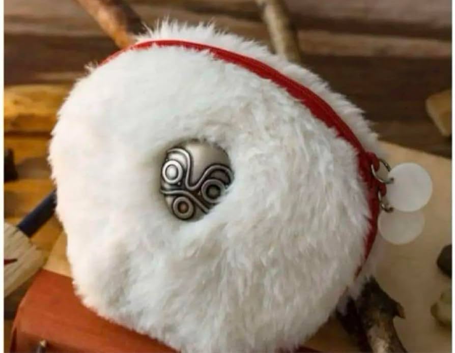 ブケラ2012-◯未開封もののけ姫サンのファーポーチ 25周年限定