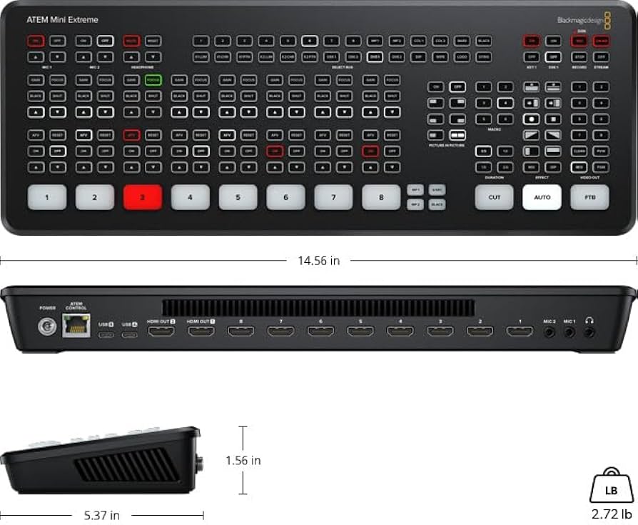 Amazon | 【国内正規品】ブラックマジックデザイン ATEM Mini Extreme