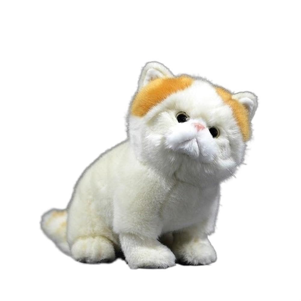 Amazon.co.jp: シミュレーションエキゾチックショートヘア猫ぬいぐるみ