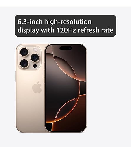 Amazon.com: Apple iPhone 16 Pro, US Version, 256GB, Desert