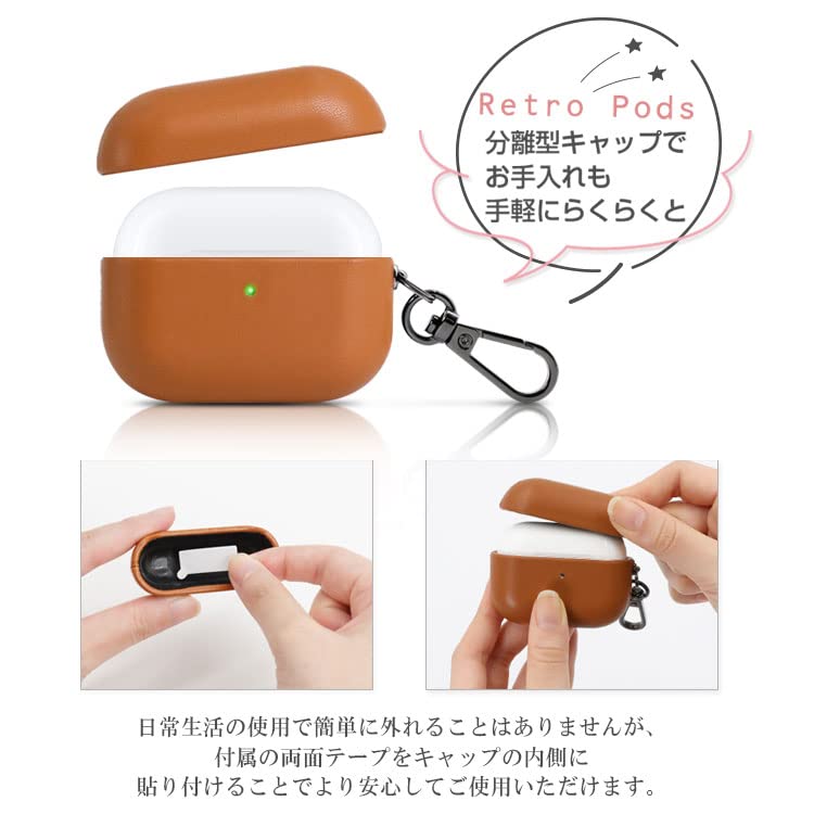 Amazon | ZENIX DESIGN TECH Airpods Pro 用 ケース カラビナ付き 耐