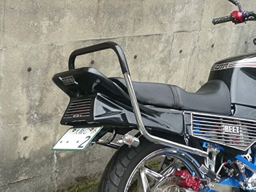 Amazon | PRETTY RACING製 CBR400F 極太ゴム巻きワイドタンデムバー