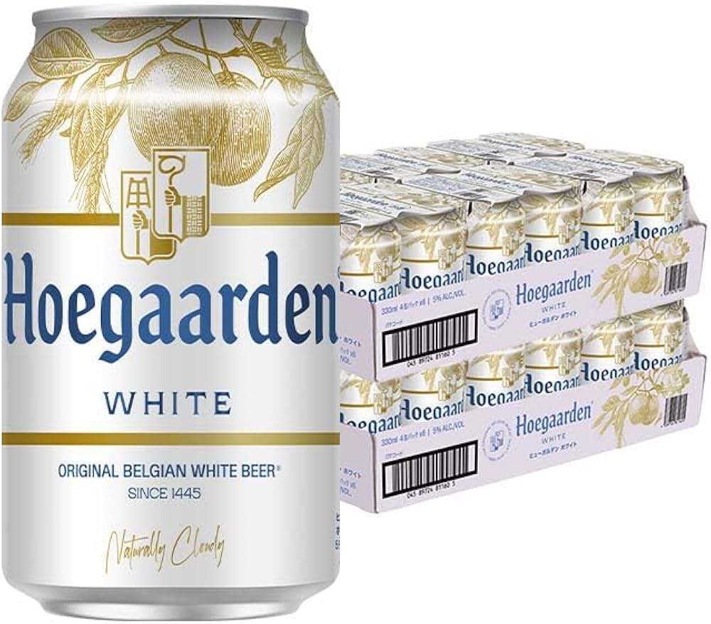 Amazon.co.jp: ベルギーヒューガルデンホワイト Hoegaarden White 缶