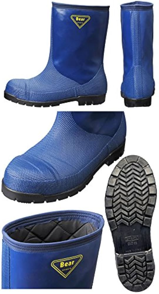 Amazon.co.jp: SHIBATA(シバタ) 冷蔵庫用長靴-40℃ NR021 28.0 ネイビー