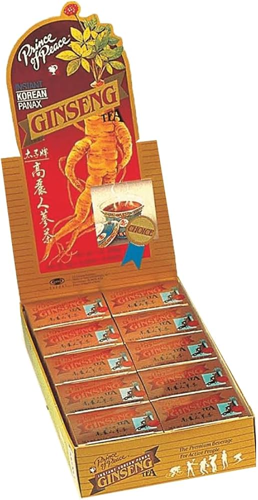 Amazon.com : Prince Of Peace Instant Korean Panax Ginseng Tea, 100