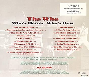 The Who - Who's Better, Who's Best - This Is The Very Best Of The