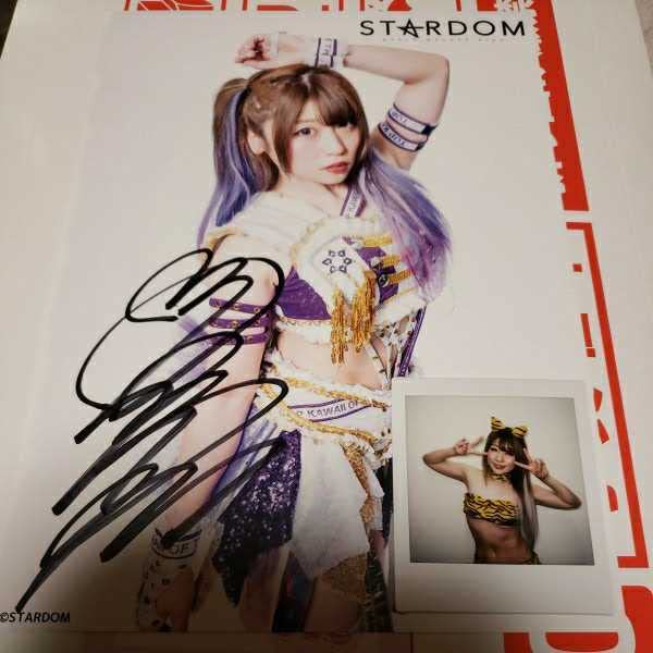 Amazon.co.jp: チェキ 女子プロレス スターダム STARDOM 中野たむ 直筆