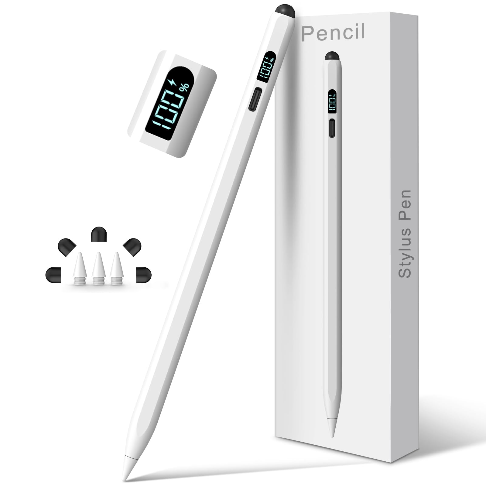 Amazon.com: Digiroot iPad Apple Pencil 2025-2018, LED Power