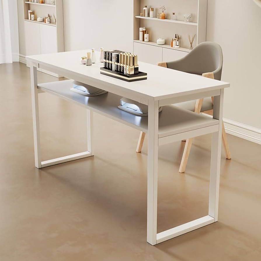 Amazon | YQWネイルテーブルネイルメイク作業台 耐久性と安定性