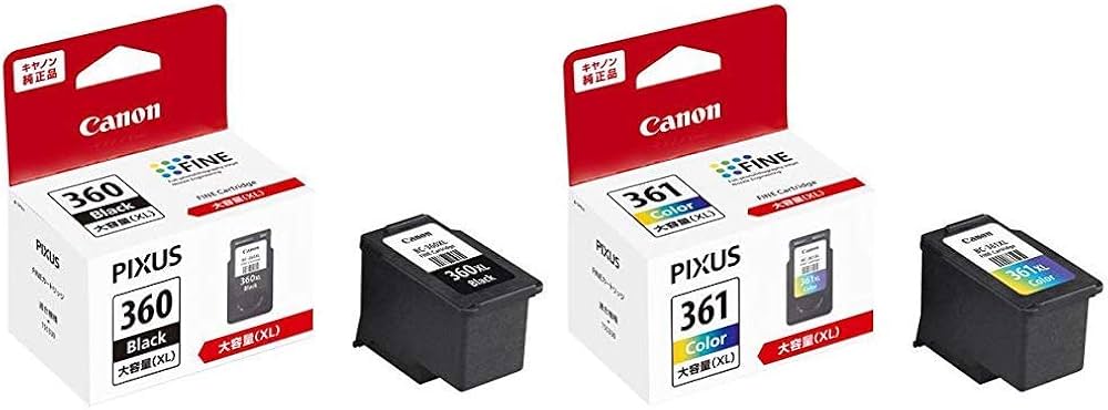 Amazon.co.jp: 【セット買い】Canon 純正 インクカートリッジ BC-360XL