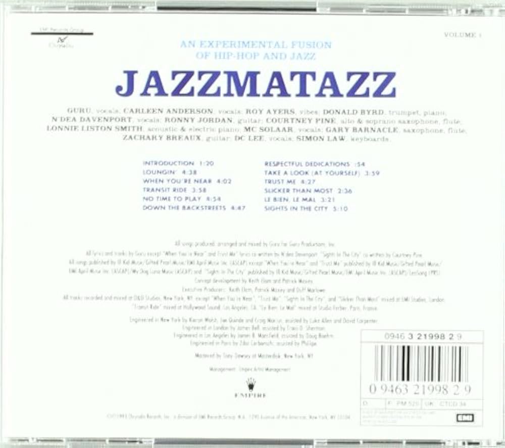 Amazon.co.jp: Jazzmatazz Volume 1: ミュージック