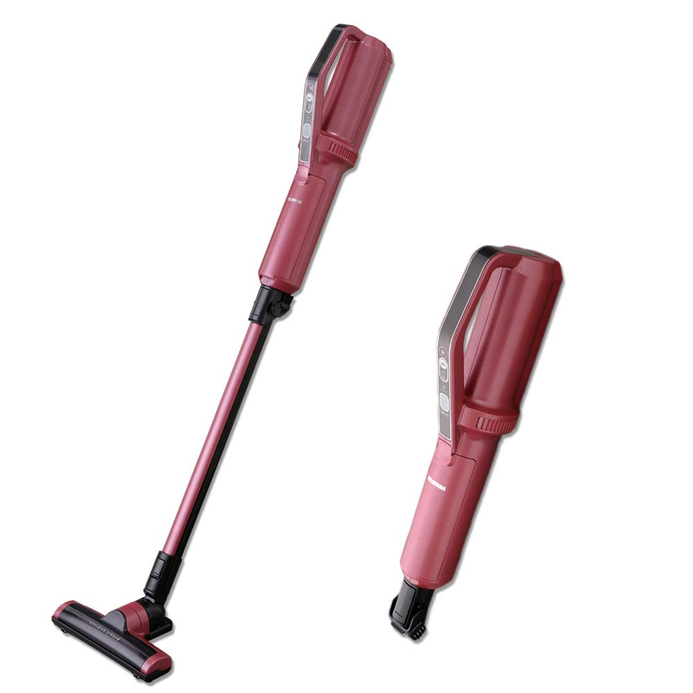 Amazon | アイリスオーヤマ 極細軽量スティッククリーナー ピンク IC