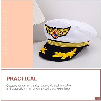 Amazon.co.jp: Gatuida 機長 パイロット 帽子 航空会社 パイロット