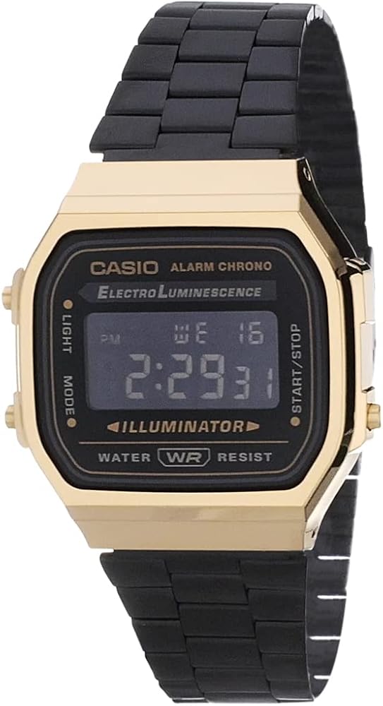 Amazon.com: Casio Vintage Collection Digital Watch A168WEGB-1BVT