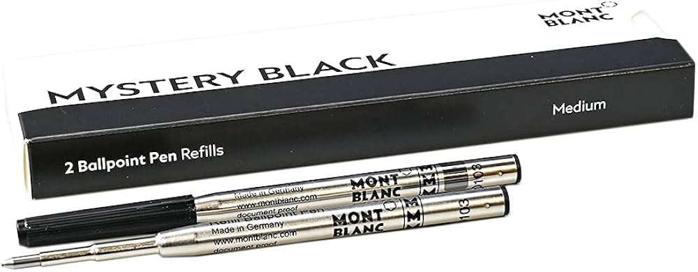 Amazon | モンブラン ボールペン リフィル 替芯 M 中字 2本 ミステリー