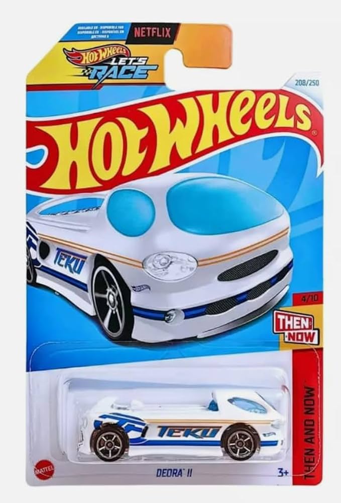 Amazon.com: Hot Wheels Deora II Then and Now 4/10, White Die-Cast