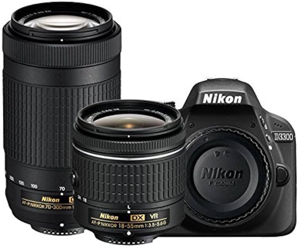Buy Nikon D3300 24.2MP Digital SLR (Black) + AF-P DX NIKKOR 18