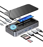 Amazon.co.jp: ORICO 8-in-1 M.2 SSD 外付けケースー付きUSB Cハブ