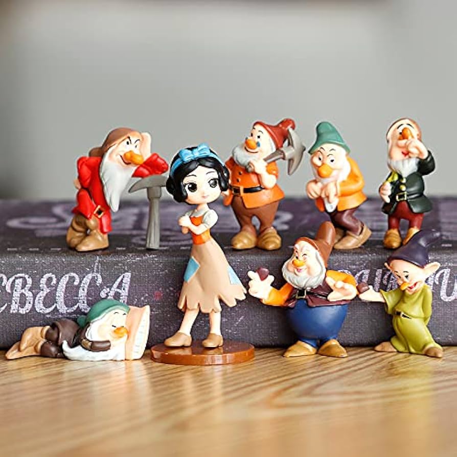 希少】Disney スノーホワイトと七人の小人 可動フィギュアセット 希少