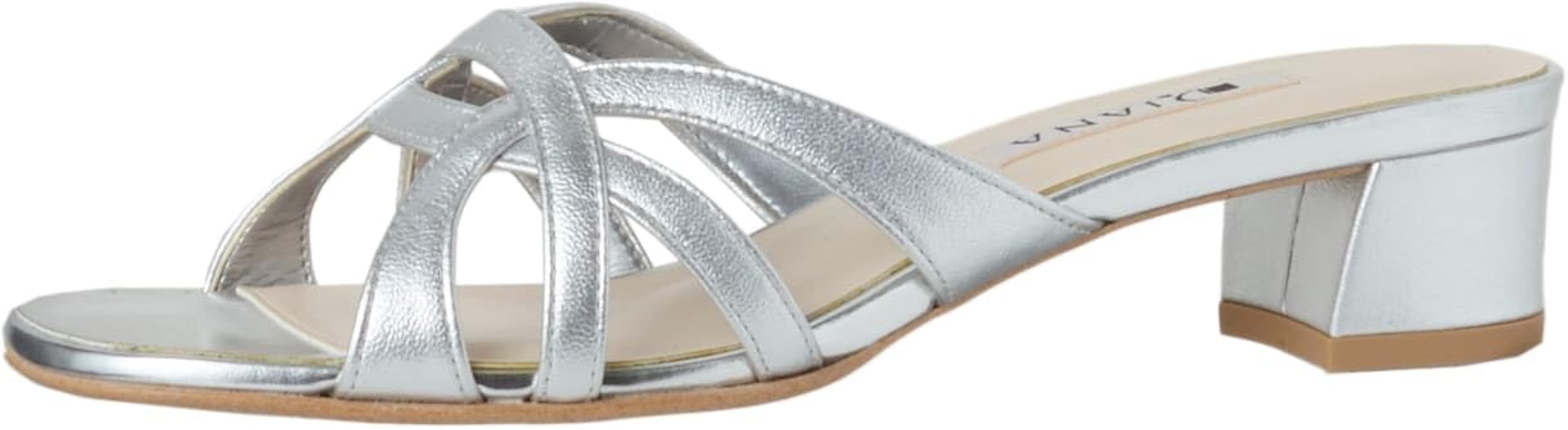 Amazon | [ダイアナ] サンダル 日本製 銀 シルバー Mサイズ
